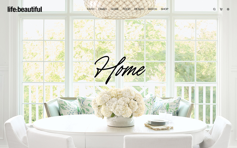 Life:Beautiful product and shop page screenshot